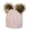 Hy Equestrian Morzine Children's Bobble Hat - Blush